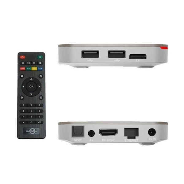 ANDROID SMART BOX OTT PLAYER 4K AIRTV + TANGENTBORD - TRÅDLÖS FJÄRRKONTROLL