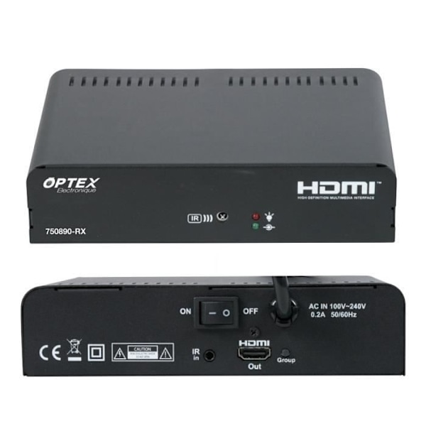 Ytterligare HD CPL 750891-mottagare – för CPL 750890 audio/video-sändare, HDMI, IR