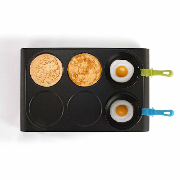 Setti 3 in 1 mini wokit, letkukone ja grilli + 6 wokkia + 6 lastaa + kauha - 6 henkilöä - Livoo DOM200 DOM200