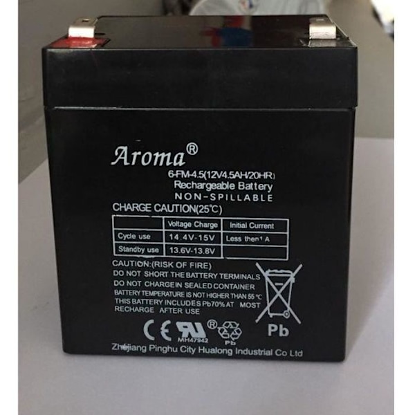Batteri til elbil 12V / 4,5 Ah