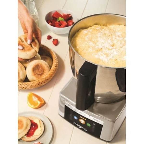 Cook Expert Cooking Robot - MAGIMIX - Matt krom - 3,5L skål i rostfritt stål - 1700W - 15 program - 18 hastigheter Krom