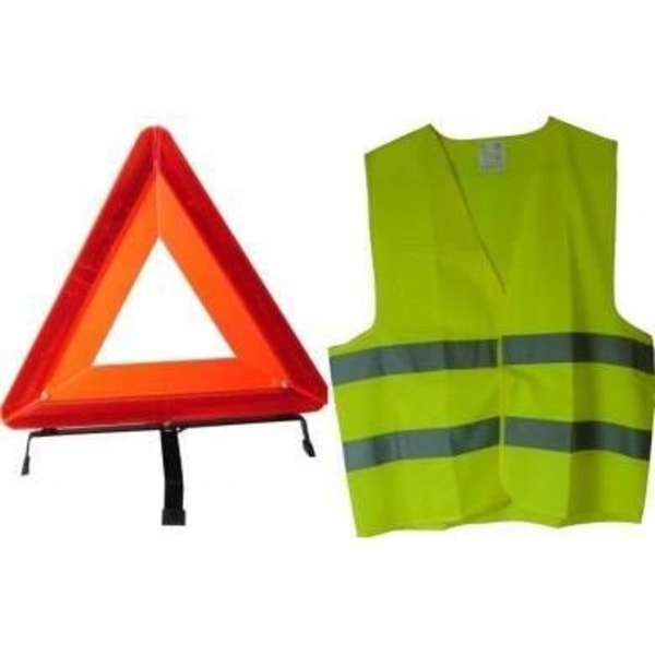 Trafiksäkerhetssats Varningstriangelväst