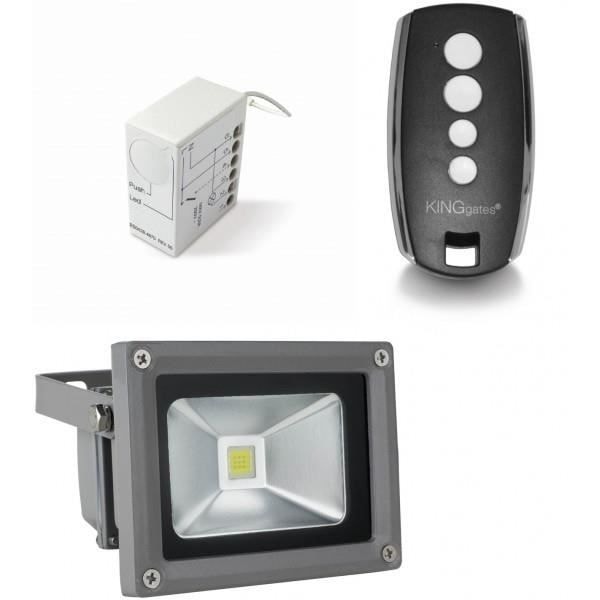LED-belysningssats - EUROPE AUTOMATISMES - 10W - Kallvit - Reflektor - Spot Vit kyla