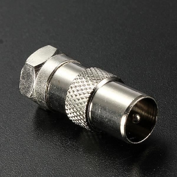 MC Typ F hane till RF hane 9.5 koaxialadapter för tv-antenn - MCAVC824BA3476
