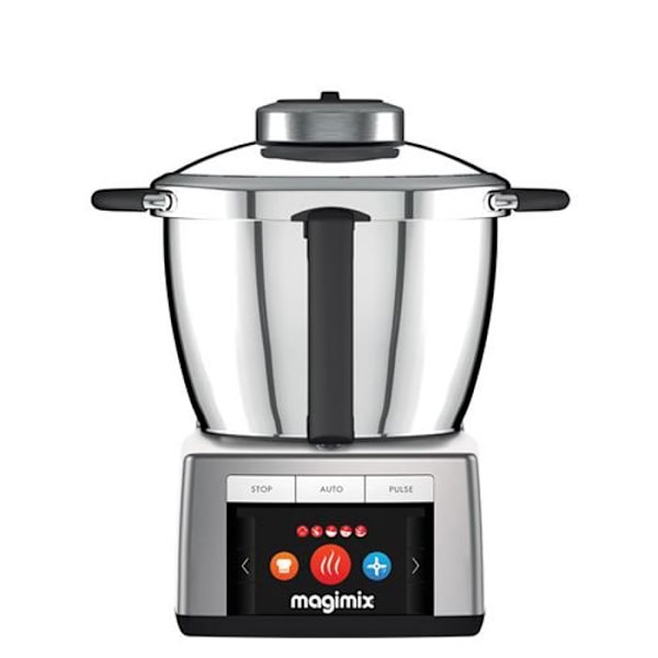 Cook Expert Cooking Robot - MAGIMIX - Matt krom - 3,5L skål i rostfritt stål - 1700W - 15 program - 18 hastigheter Krom