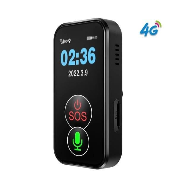 Mini vattentät 4G GPS-tracker med Micro GSM, SOS-samtal, säkerhet mot förlust - Batteritid 100 dagar