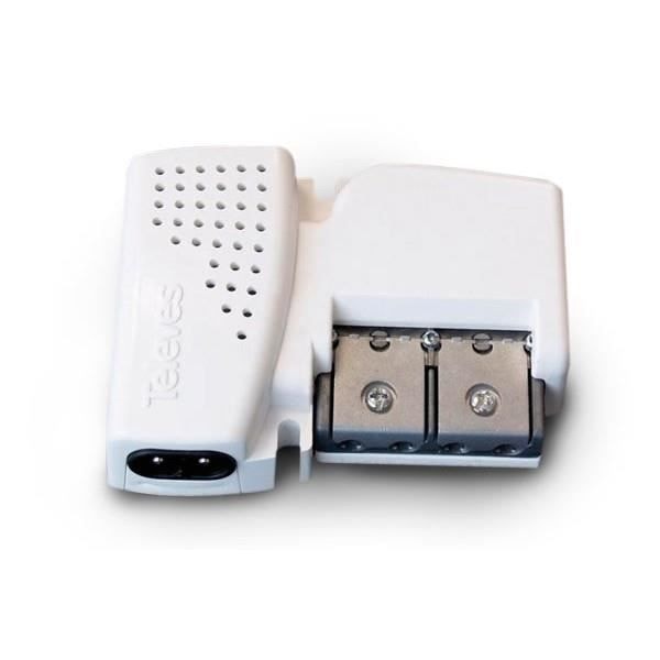 Lejlighed forstærker - Televes - 560541 - 1 Udgange - LTE-filter - Hvid