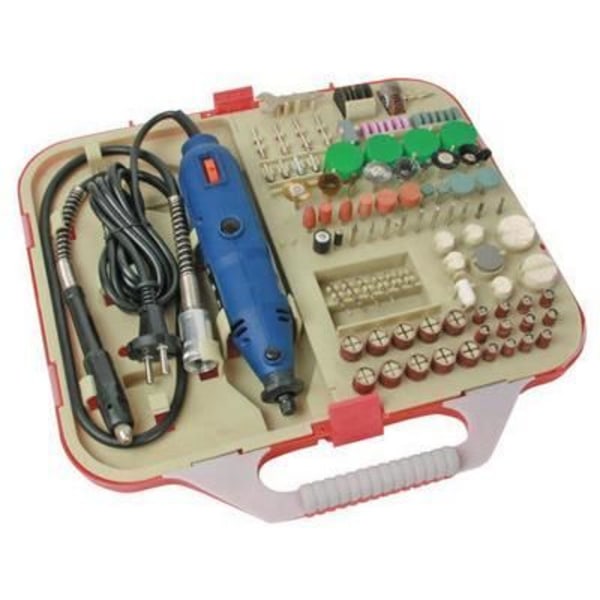 Elektrisk borr - Ej specificerad - 220V - 135W - Hastighet 10000-32000 rpm - Flexibel axel