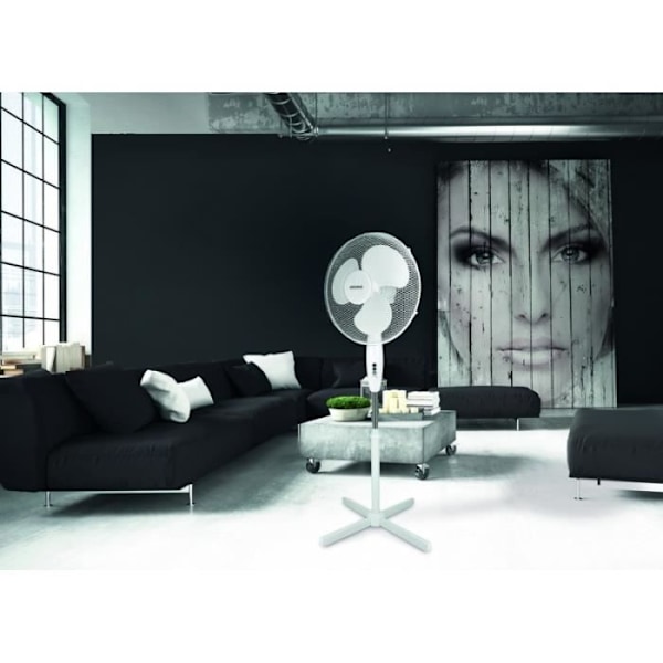 Vifte - SEDEA - Stående - 40 W - 3 hastigheder - 3 blade - Hvid Vit