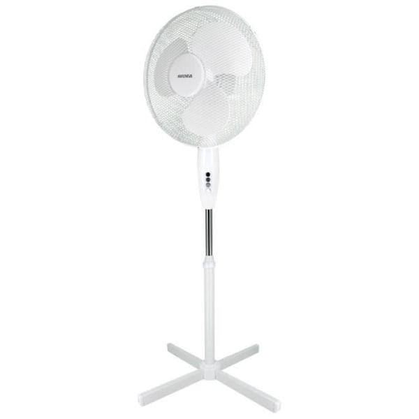 Fläkt - SEDEA - På stativ - 40 W - 3 hastigheter - 3 blad - Vit Vit