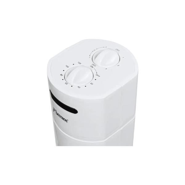 AFT760W luftsøjle tårnventilator oscillerende 75° hvid, 35 watt og 3 hastigheder Vit