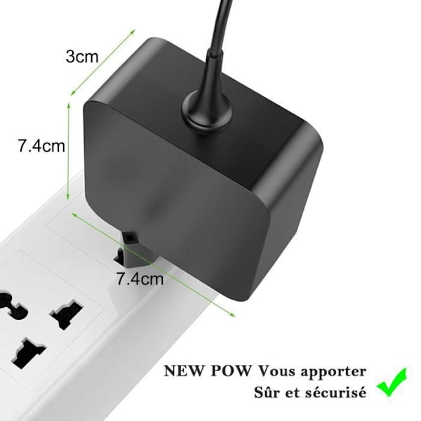 Laddare Adapter - ASUS - ADP-65JH BB - 65W - 19V - 3,42A