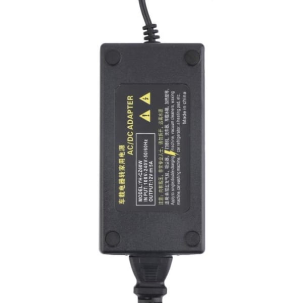 Billaddare för bilar 220V till 12V cigarettändare AC/DC Power Converter Adapter Svart