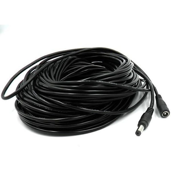 Tasavirtajohdon jatko 20 metriä (5,5/2,1 mm uros-naaras) 20 m