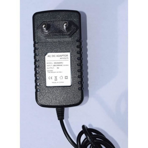Laddare 9V - MyVolts - AD-24ES - Kompatibel med Brother - Fransk kontakt - CE, Rohs-standarder