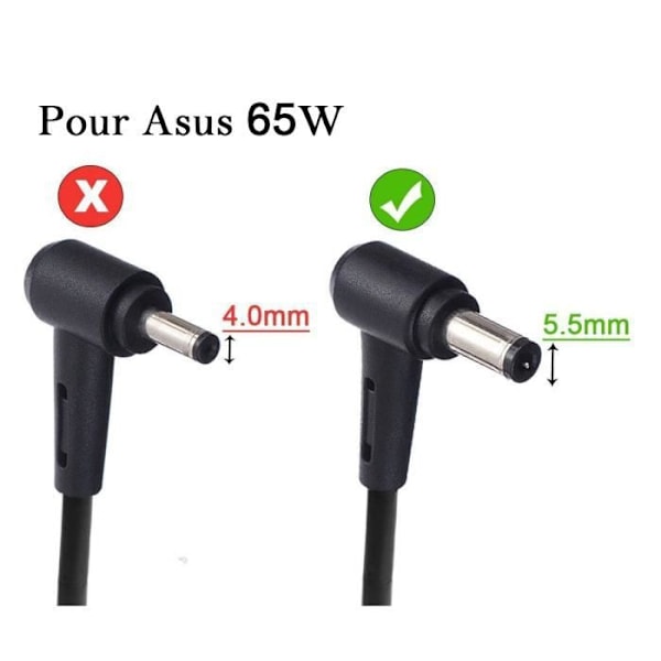 Laddare Adapter - ASUS - ADP-65JH BB - 65W - 19V - 3,42A