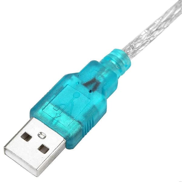USB til RS232 Seriell Adapter For PLC Programmeringskabel, USB 2.0 RS232 Konverter, Windows Linux Mac Kompatibel