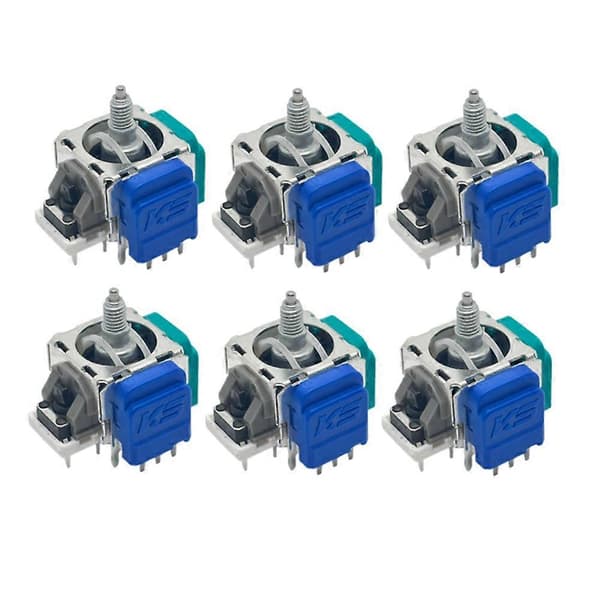 6 stk. TMR Elektromagnetisk Joystick til Xbox Elite 2 Gamepad Opgradering TMR Joystick 3D Analog Thumbstick Controller