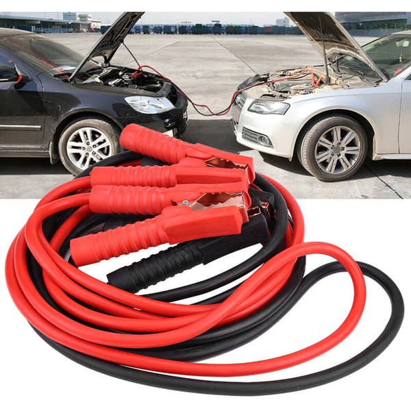 1 par 12V bilstartkabel Nødbatteri startkabel Batterilinje 4m/2000A