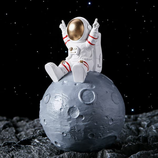 Mode miljövänlig harts astronaut sparbössa - söt gris sparbössa - astronaut sparbössa