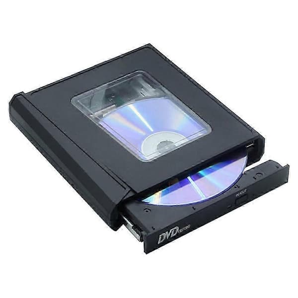 LightScribe Ekstern CD/DVD-stasjon, slank aluminiumslegering for holdbar og stilig bruk