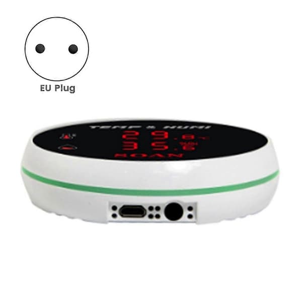 WiFi Termometer med 1M Probe Digital LCD Display Temperaturregulator APP Push-beskeder EU-stik