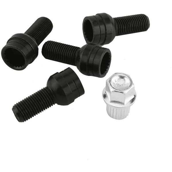 4+1 pyöränpultit pyöränmutterisarja avaimella Golf4 MK4 B5 1998-2005 8D0601139F