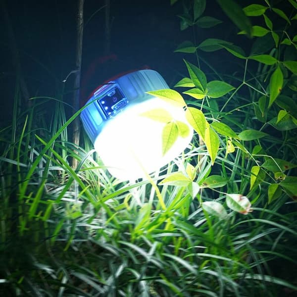 Solar Campinglampe Multifunktionel Campinglanterne LED Teltlys Genopladelige Udendørs Solcellelamper