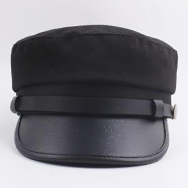 Militærhat til unisex peaked cap aviskiosk stil