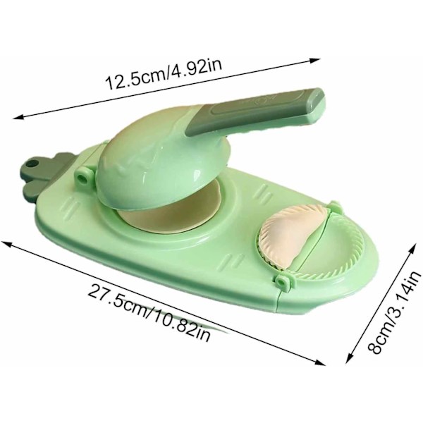 Dejform til dumplings, 2-i-1 dejform til dumplings green