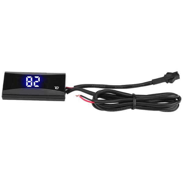 Motorcykel Digital Termometer Instrument Vandtemperaturmåler Blåt Lys