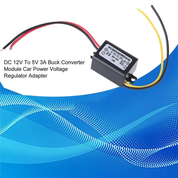 DC5V til 3V 1Amp Step Down Konverter, Power Bucking Spændingsregulator Reducer, Transformer Modul til Bil, Lastbil
