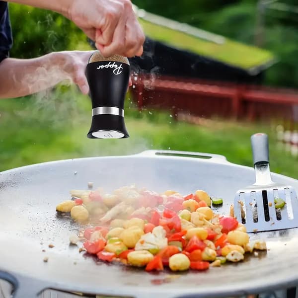 Påfyllningsbar Salt- och Pepparkar Set, Kryddflaskor, - Behållare för Hem, Restaurang och Picknick - 100 ml Kökstillbehör