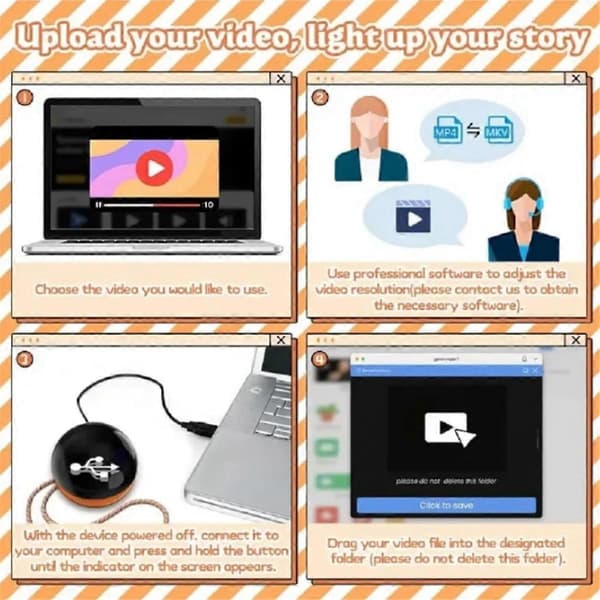 Krystalkugle Videoafspiller B