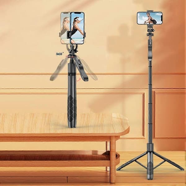 Mobil Bluetooth Selfie Stick Tripod Foldbar Monopod til Smartphone