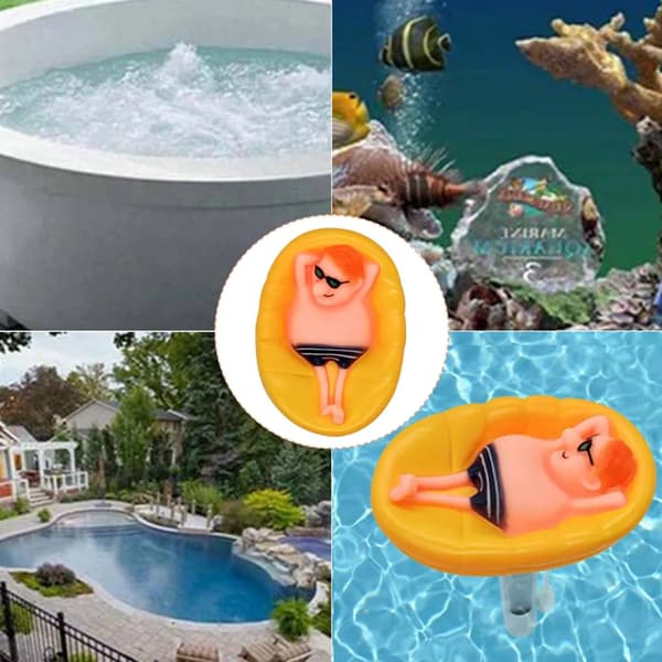 Pooltermometer termometer poolvattentermometer swimmingpool damm mätinstrument