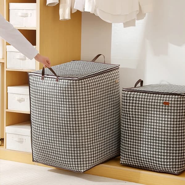2-pack stora förvaringsväskor hopfällbara förvaringsväskor (140L + 180L)