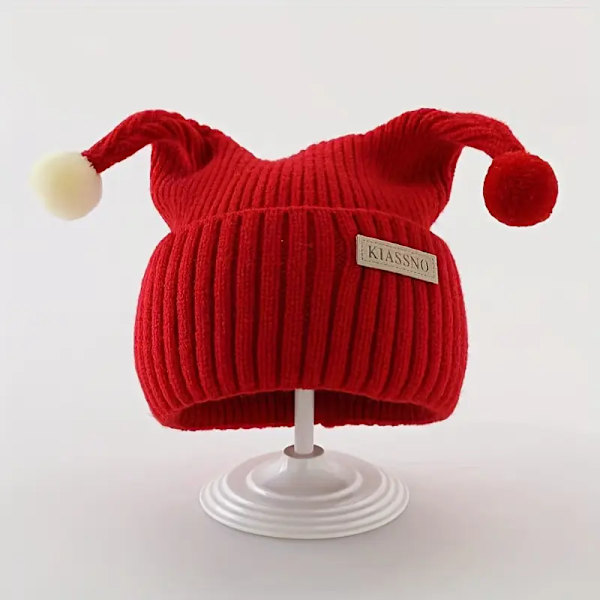 2025 Vintermode Ny Børnehat Efterår Sjov Pullover Hat Varm Ørebeskyttelse Hat Super Sød Strikket Hat