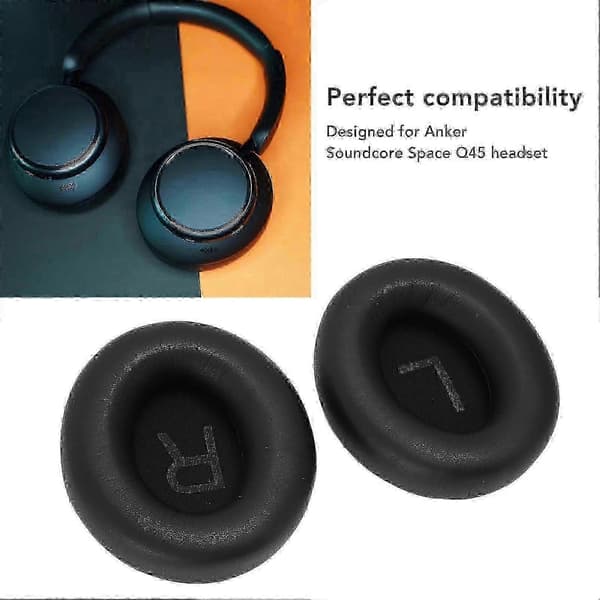 Erstatningsøreputer for Anker Soundcore Q45, Memory Foam-puter Walkbee A-F 2025