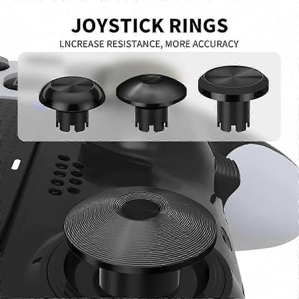 PS5 Edge Metal Joystick Kit med Bagside Paddles, Triggere, Knapper til Dualsense Controller