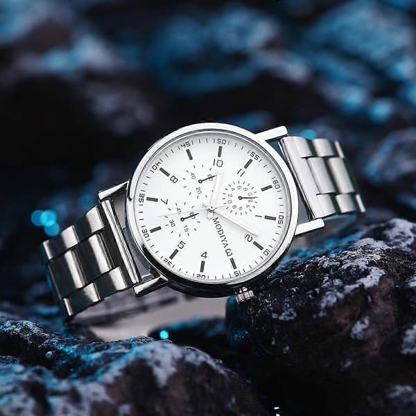 MODIYA Simpelt Stålrem Quartz Herreur