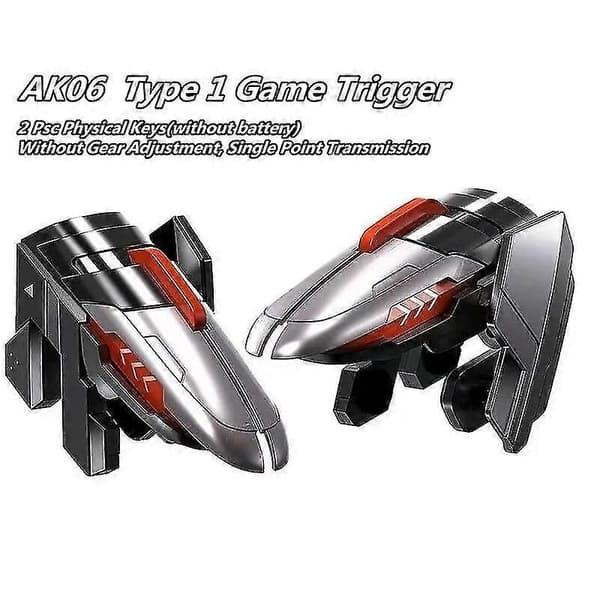 Memo 6 Finger Mobiltelefon ABS Spil Trigger Ak06 Til Pubg Sigte Skydning L1 R1 Legeringsknap Til Ios Android Gamepad Controller size:AK06 Type 1