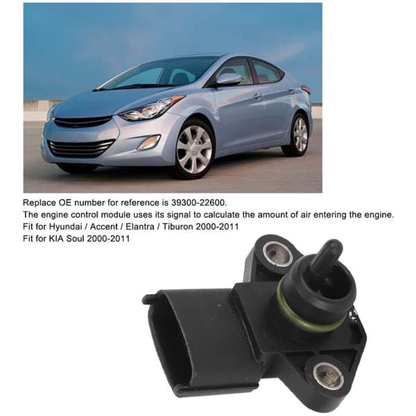 MAP inntaksmanifold lufttrykksensor passer til Hyundai Accent Elantra Tiburon 2000-2011 39300-22600