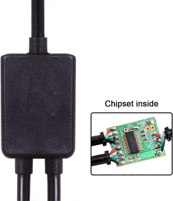 Micro USB til Dual Ports Micro USB Hun Hub Kabel Til Laptop PC Mus Flash Disk 1Til2 Port
