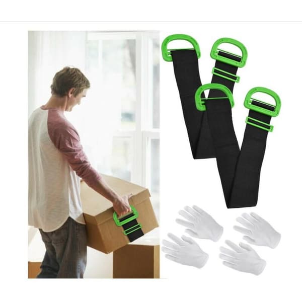 Transport- og løftestropper for møbler, esker, konstruksjon, løftestropper (2 stk)