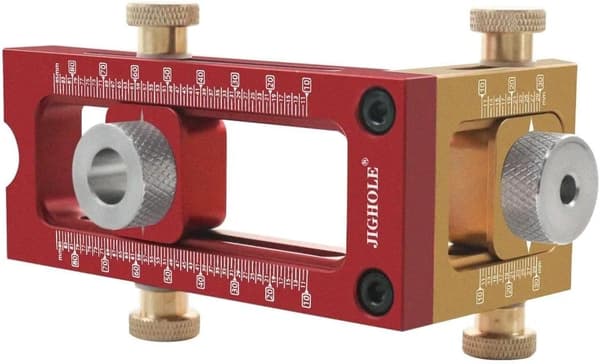 2-i-1 dyvel jig – Justerbart lommehul boreguide sæt