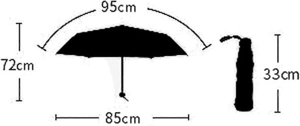 Broderad spets dubbeldäck Anti-UV Parasoll Sol/Regn/Snö Hopfällbart paraply color:Black