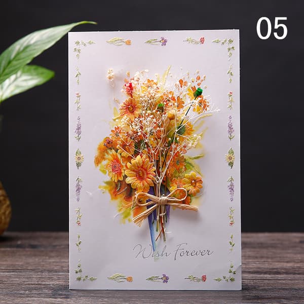Mors dag nejlika torkad blomma gratulationskort Mors dag size:E