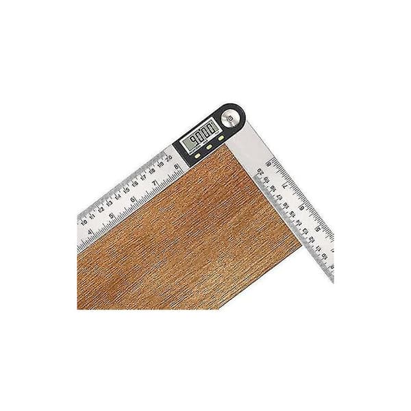 0-360 digital lineal 200mm/8 tommer digital vinkelmåler i rustfrit stål med LCD-display
