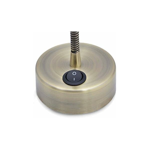 Fleksibel sengelampe med afbryder, 1 CREE LED 3 W, bronze